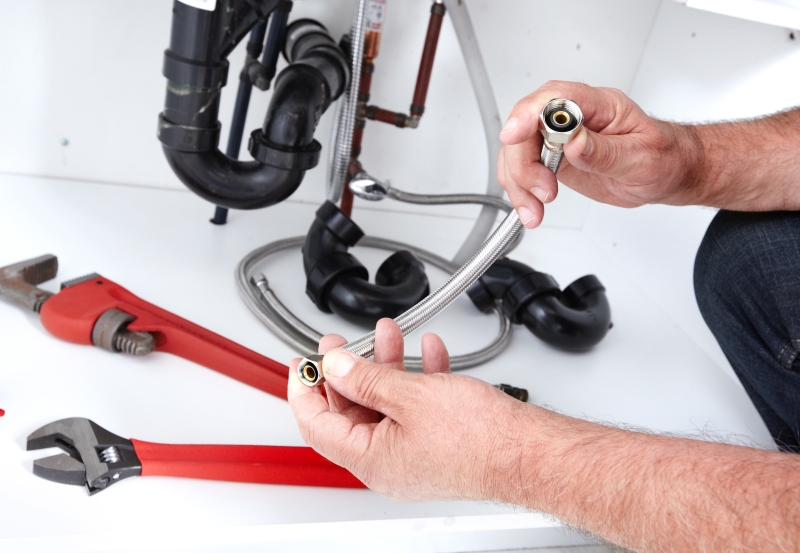 Toilet repair being carried out in Camden Town